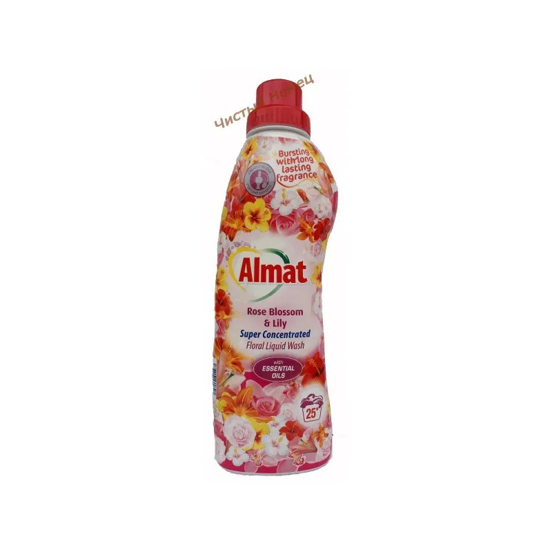 Almat гель (875 мл-25 ст) Rose Blossom & Lily Германия