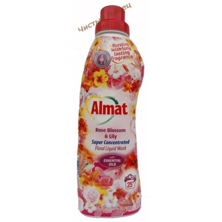 Almat гель (875 мл-25 ст) Rose Blossom & Lily Германия