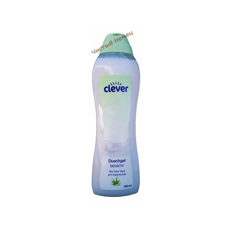 Clever гель для душа (1 л) Sensitiv mit Aloe Vera