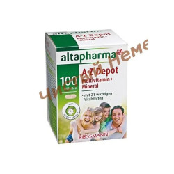 Rossmann поливитамины + минералы Altapharma A-Z Depot Multivitamin + Mineral Tabletten (100 шт.) Германия