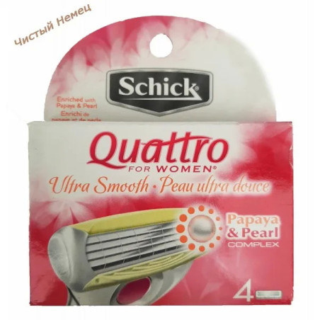 Schick Quattro (4) зап.Жен