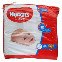 Huggies подгузн. Classic 2 (3-6 кг) 88 шт Mega