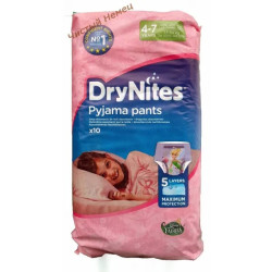 Huggies Ночные трусики для подростков Дев.17-30 кг (4-7 лет) 10 шт DryNites 