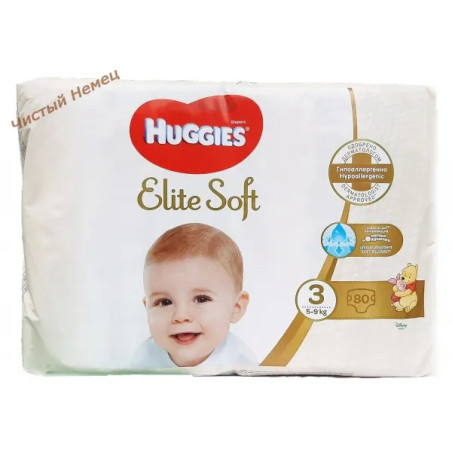 Huggies подгузн.элитсофт 3 (80 шт)