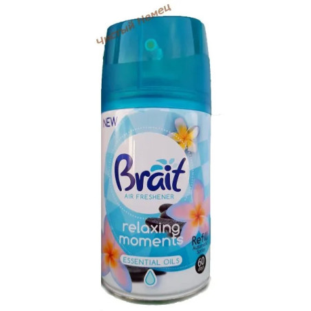 Brait refill spray RELAXING MOMENTS освежитель воздуха (запаска)(250 мл) Польша