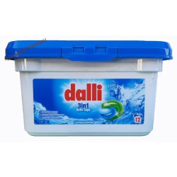 Dalli капсулы (12 шт) Activ Caps 3 in 1