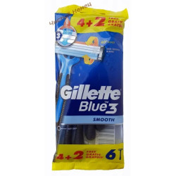 Gillette Blue 3 Набор одноразовых станков для бритья (6 шт) Колумбия