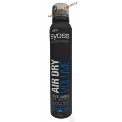 Syoss спрей-дымка (200 мл) Air Dry Volume фиксация 3