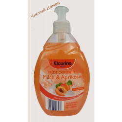 Elcurina жидкое мыло (500 мл) Milch & aprikose Германия