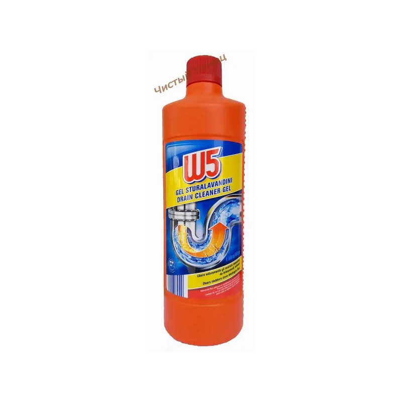 W5 гель для труб (1 л) Drain Cleaner-Gel