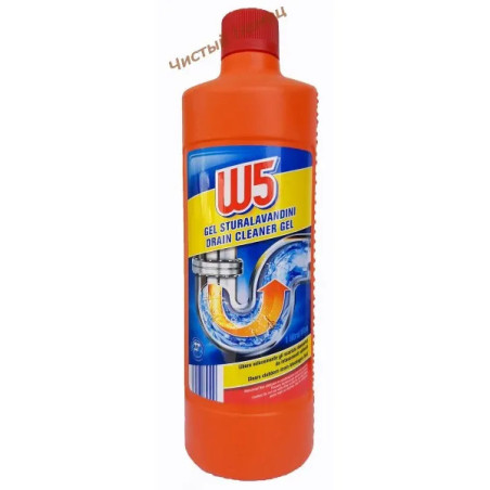 W5 гель для труб (1 л) Drain Cleaner-Gel