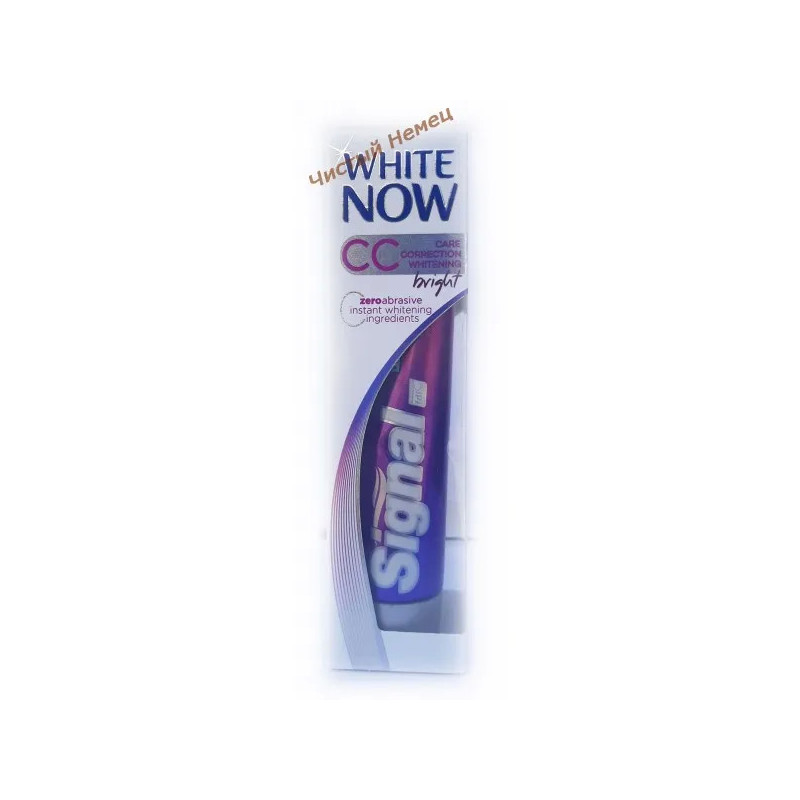 Signal зубная паста (75 мл) Zeroabrasive instant whitening ingredents