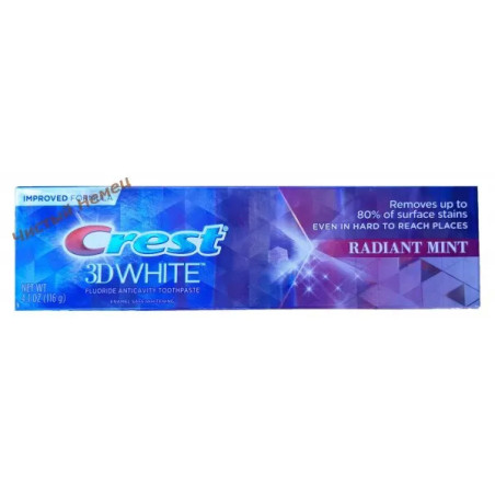 Crest 3D White Radiant Mint (116 гр) USA