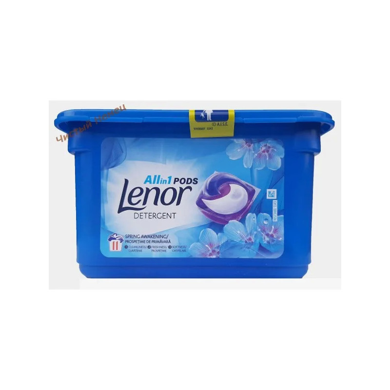 Lenor кап.(11 шт) Тройные All in 1 Pods Detergent