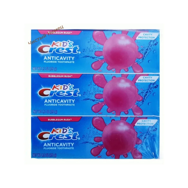 Crest Kid's Cavity Protection (119 гр) Bubblegum Rush USA