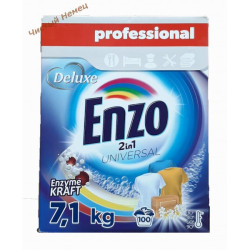 Deluxe Enzo порошок для стирки (7 кг-100 ст) 2 в 1 Universal Enzyme Kraft