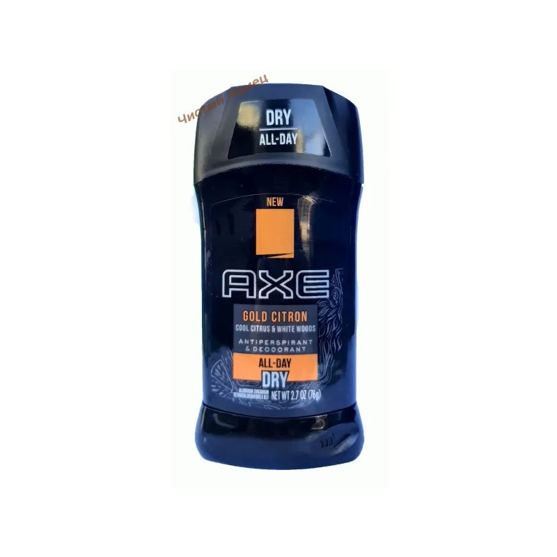 Axe дезодорант твердый (76 г) Men Citron Gold Citrus White Woods USA