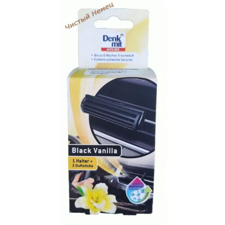 Denkmit освежитель для авто (2*4 мл) Black Vanilla 