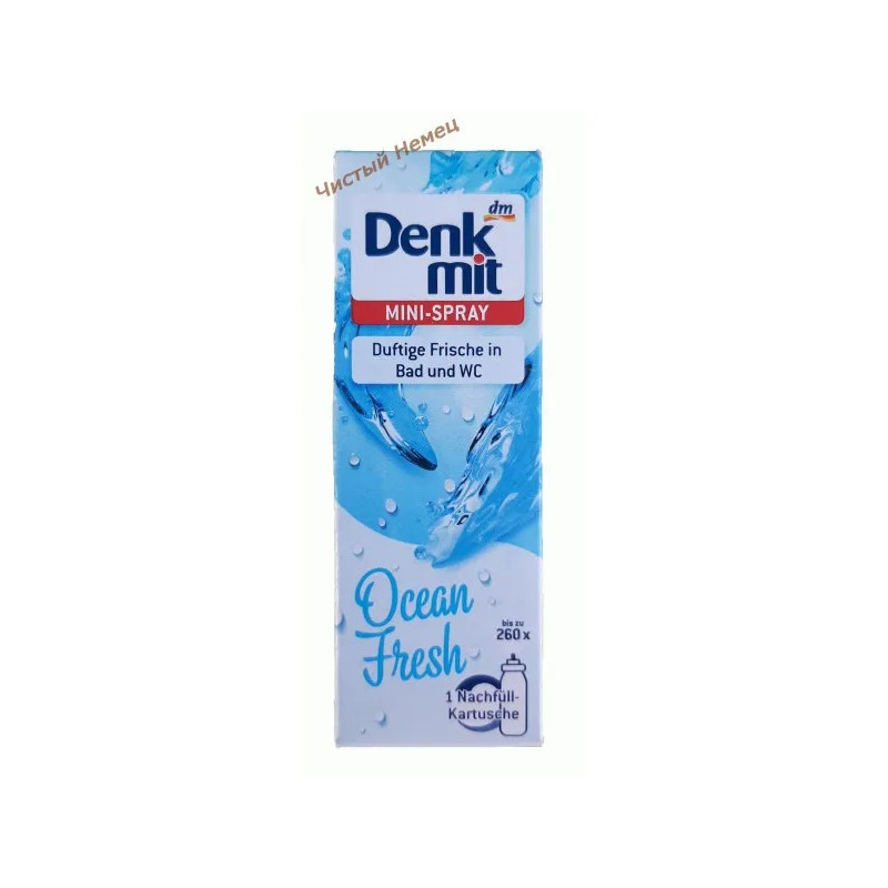 Denkmit освежитель запаска мини спрей (25 мл-260 нажатий) Ocean Fresh