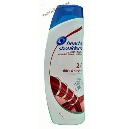 Head & Shoulders шампунь (450 мл) Thick & Strong Густые и крепкие