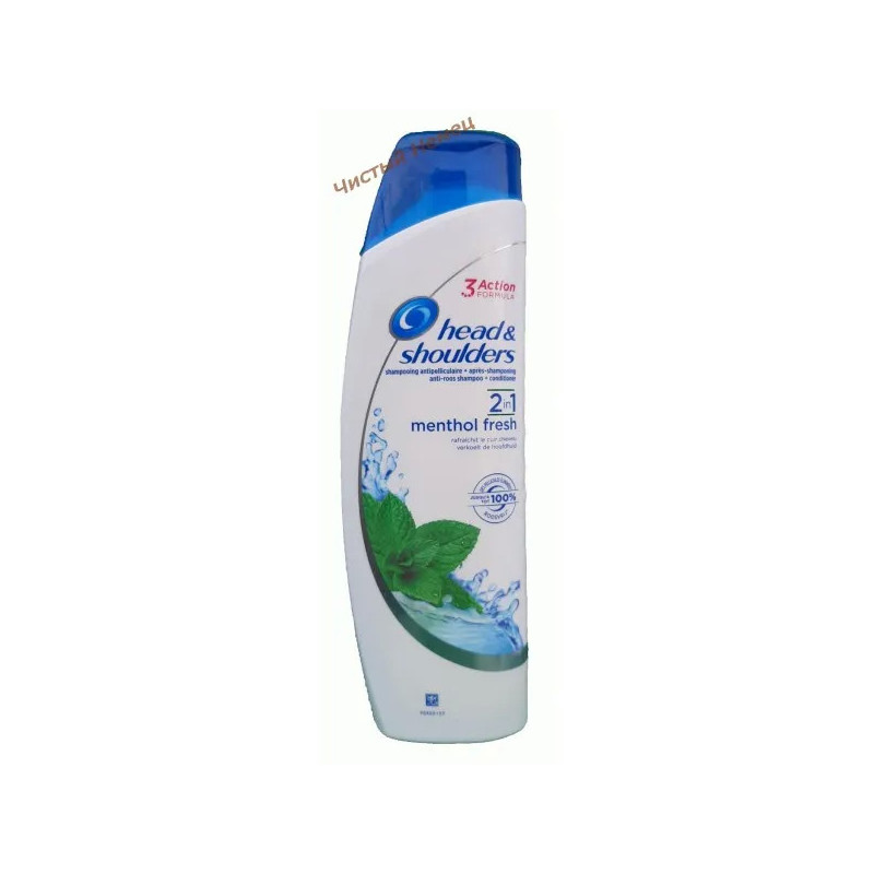 Head & shoulders шампунь (225 мл) 2 в 1 Menthol Fresh