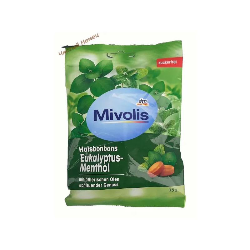 Dm витамины-конфетки (75 гр) Eukalyptus - Menthol