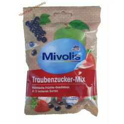 DM витамины-конфетки (100 гр) Traubenzucker-Mix Со вкусом яблока, клубники и черной смородины