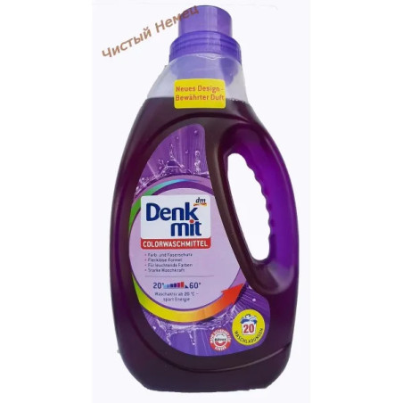 Жидкий порошок для цветного белья DenkMit  Colorwaschmittel 1.5l