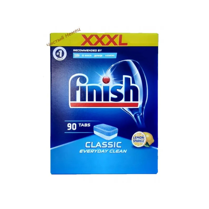 Finish (90) таблетки для посудомоечных машин Classic Lemon 