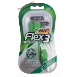 Bic Flex 3 (3 шт) одноразовые станки Sensitive