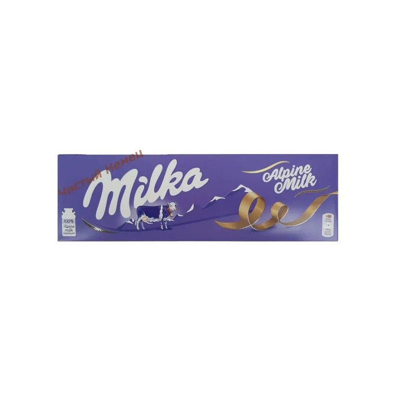 Milka шоколад ﻿(300 гр) Alpine Milk молочный