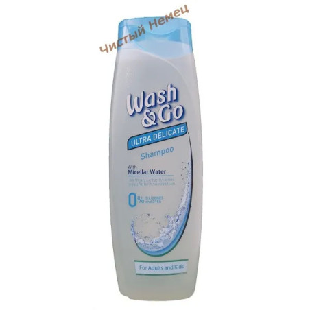 Wash & go шампунь для волос (400 мл) Мицелярный