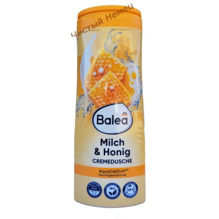 Гель для душа Balea Dusche & Creme Milch & Honig 300 ml