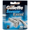 Картридж для станка Gillette Sensor Excel 10 шт