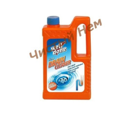 Средство для чистки труб Well Done Drain cleaner 1л 