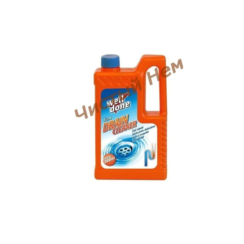 Средство для чистки труб Well Done Drain cleaner 1л 