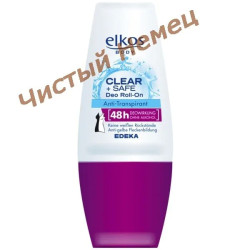 Elkos Clear+Safe 48hr  женский дезодорант роликовый 50 мл