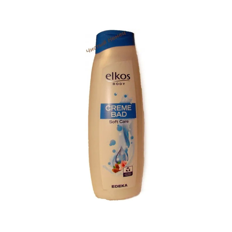 Elkos Creme Bad  Пена для ванн Soft Care 1000 мл. Германия 