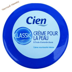 Крем для тела увлажняющий классический Cien MOISTURISING BODY CREAM Classic 250 мл.Германия