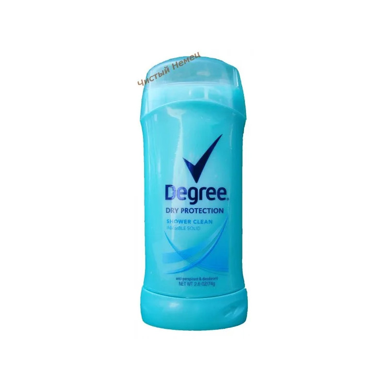 Дезодорант-стик женский Degree Dry Protection Shower Clean ( 74 g) USA