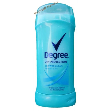 Дезодорант-стик женский Degree Dry Protection Shower Clean ( 74 g) USA