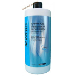 Шампунь для вьющихся волос с оливковым маслом - Brelil Numero Elasticizing Shampoo (1l) Италия