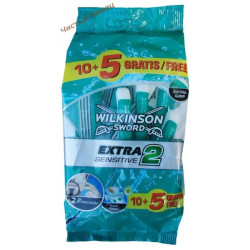 Schick Станки одноразовые Wilkinson Sword Extra-2 Sensitive (15 шт) Германия