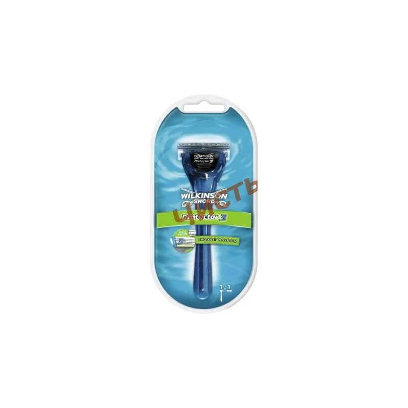 Wilkinson Protector 3 Rasierapparat ― мужской станок для бритья, 3 лезвия (1 шт) Германия