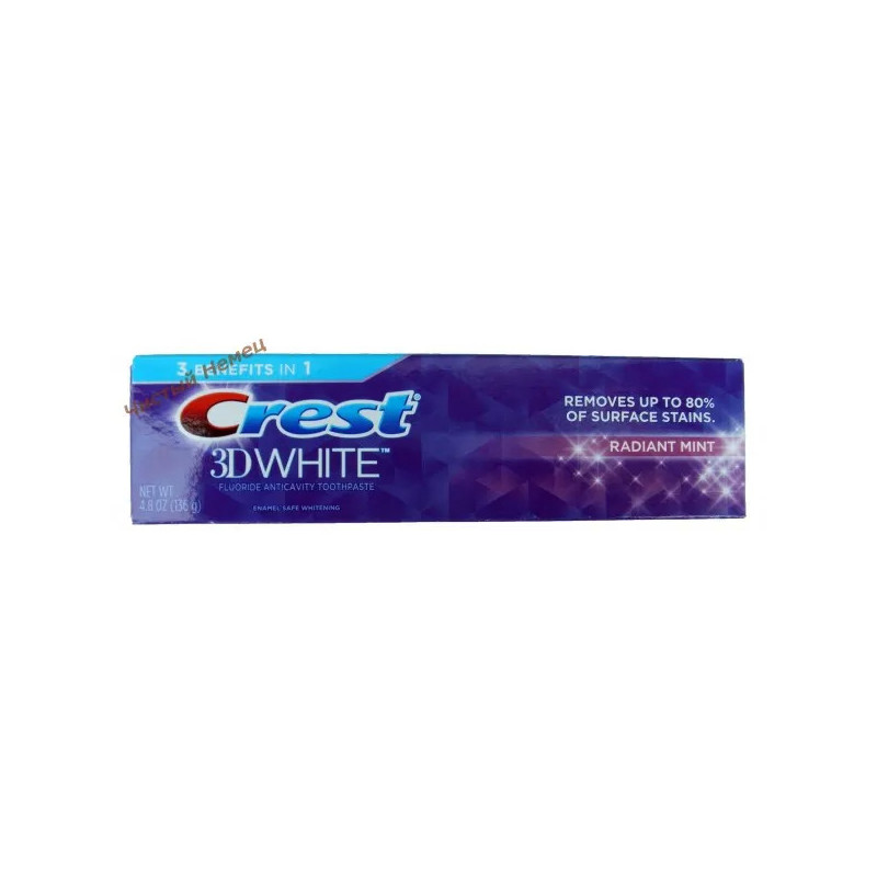 Crest зубная паста RADIANT mint 3 in 1 ( 136 g ) USA