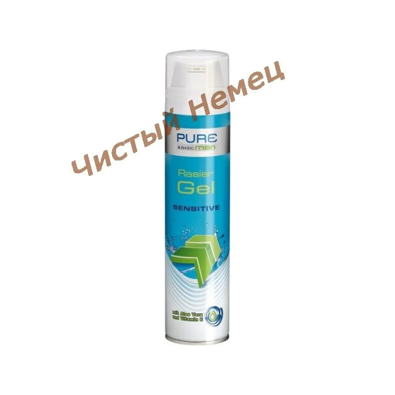 Pure & Basic Men Rasier gel Гель для бритья мужской (250 мл) Германия