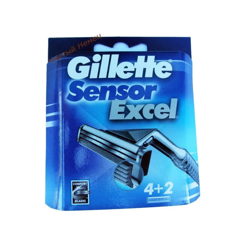 Gillette сменные кассеты для станка Sensor Excel (6 шт) USA