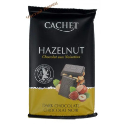 Cachet темный шоколад с лесным орехом Hazelnut (300 г) Бельгия