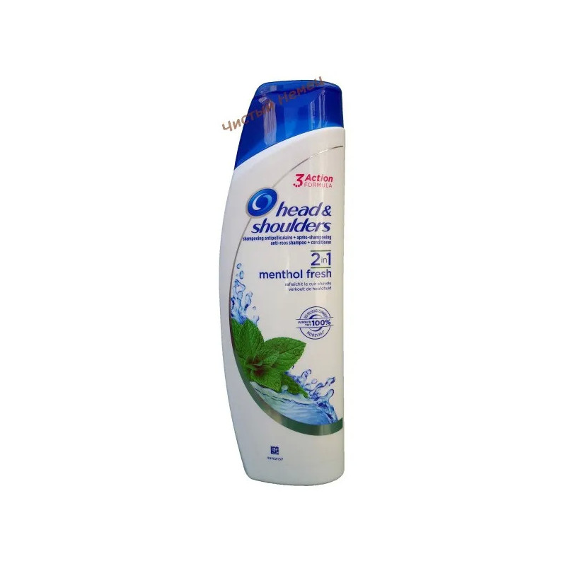 Head & Shoulders шампунь  против перхоти Menthol Fresh 2in1 (255 мл﻿) Италия