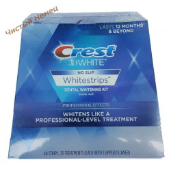 Crest набор полосок для отбеливания зубов 3D White Professional Effects Whitestrips (40 шт) USA